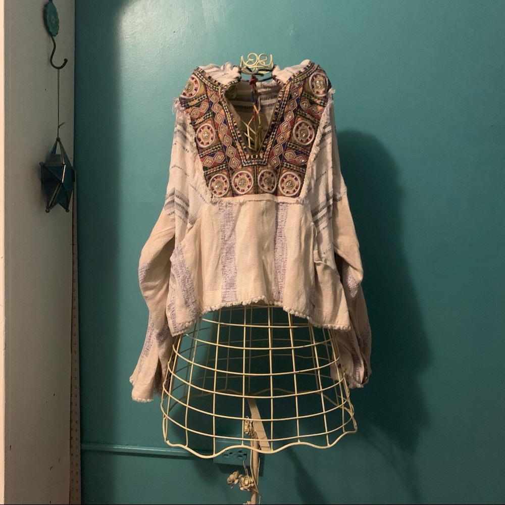 Free People Poncho Style Sweater
